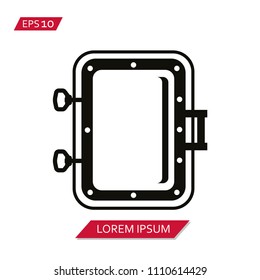 ship window vector icon symbol