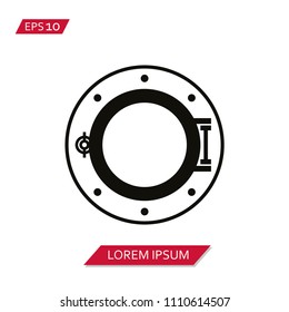 ship window vector icon symbol