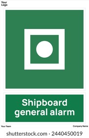 Shipboard general alarm signs symbol standard iso 7010