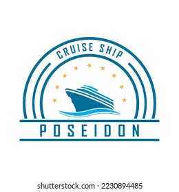 shipboard logo and vector with slogan template