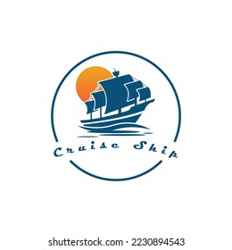 shipboard logo and vector with slogan template