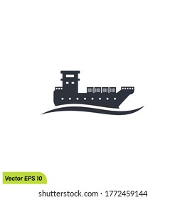shipment icon illustration symbol simple design element logo template
