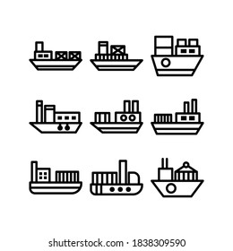 Shipment icon or logo isolated sign symbol vector illustration - Collection of high quality black style vector icons
