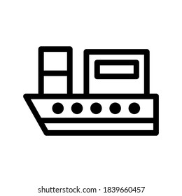 Shipment icon or logo isolated sign symbol vector illustration - high quality black style vector icons
