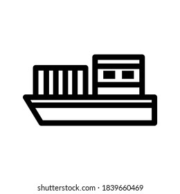 Shipment icon or logo isolated sign symbol vector illustration - high quality black style vector icons
