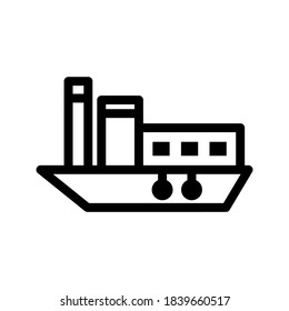 Shipment icon or logo isolated sign symbol vector illustration - high quality black style vector icons
