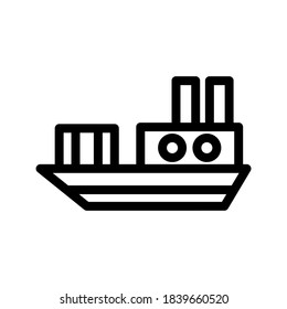 Shipment icon or logo isolated sign symbol vector illustration - high quality black style vector icons
