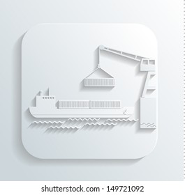 shipment icon vector