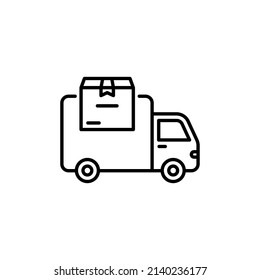 Versand-Symbol in Vektorgrafik. Logotyp