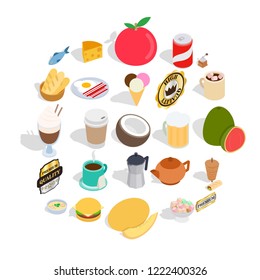 Shipment icons set. Isometric set of 25 shipment vector icons for web isolated on white background