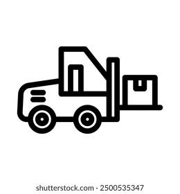 Línea de envío Icono Ilustración Vector Gráfico. Gráfico simple del Vector de la ilustración del elemento, conveniente para el App, los Sitios web, y las presentaciones aisladas en el fondo blanco