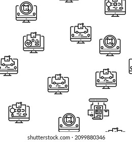 Ilustración de línea delgada del patrón de señalización del vector internacional de seguimiento de envío