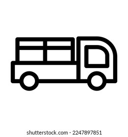 Vektorliniendesign für die Sendung