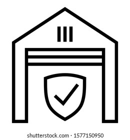 Shipment Warehouse Delivery Icon Vector Series