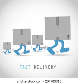 Shipments and free delivery boxes