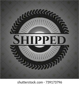 Shipped dark badge