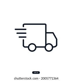 Iconos enviados. icono de comercio electrónico. С colección de iconos de Web y App para una tienda en línea, entrega, pago, carro de la compra, compras en línea. vectores 10