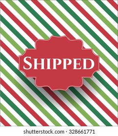 Shipped poster or card