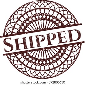 Shipped rubber grunge texture stamp