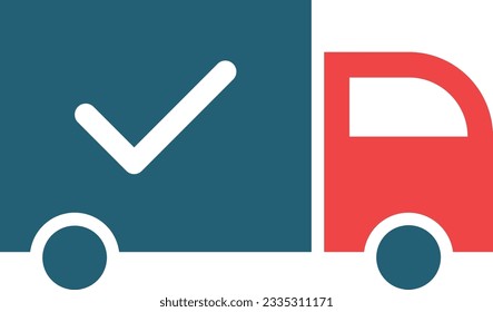 Shipped Vector Glyph Two Color Icon For Personal And Commercial Use.
