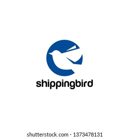 Shipping Bird Logo Design