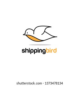 Shipping Bird Logo Design
