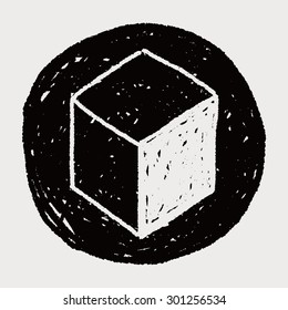shipping box doodle