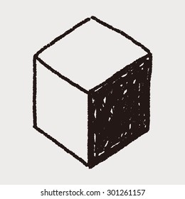 shipping box doodle