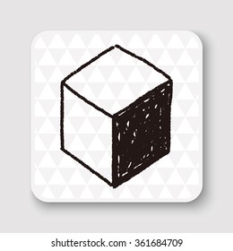 shipping box doodle