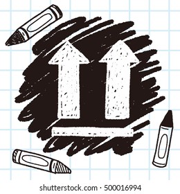 shipping box up doodle