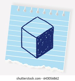 shipping box doodle
