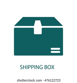 shipping box icon