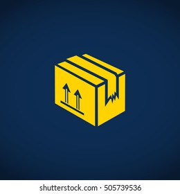 shipping box icon