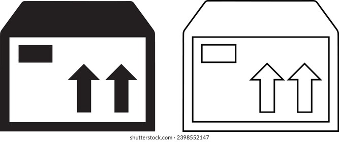 
 Shipping Box Icon on vectors and symbols design