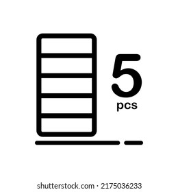 shipping box icon vector illustration logo template for many purpose. Isolated on white background.