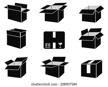 shipping box icons