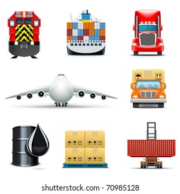 Shipping and cargo icons | Bella series