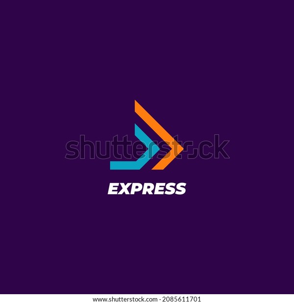 Shipping\
company, freight forwarding logo vector\
template