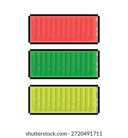 shipping container case pixel art