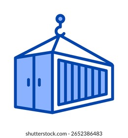 Elemento De Ícone Do Contêiner De Remessa Para Design