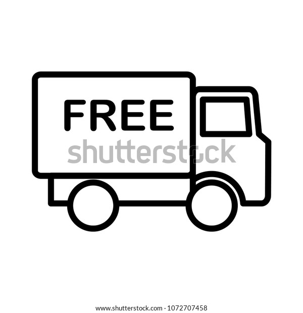 shipping courier\
delivery icon vector\
template