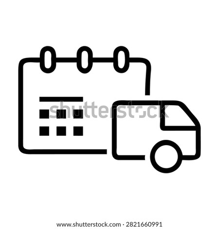 Shipping date tracking, logistics planning tool, cargo van transport, fleet management scheduler.