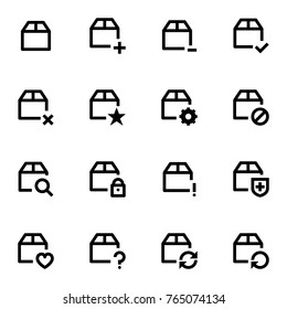 Shipping and Delivery - Icon Set