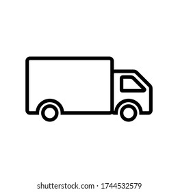 shipping delivery icon symbol vector on white background