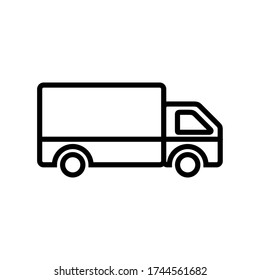 shipping delivery icon symbol vector on white background