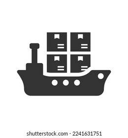 Shipping delivery icon, Vector Graphics