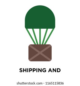 Shipping and delivery icon vector isolated on white background, Shipping and delivery transparent sign , delivery symbols