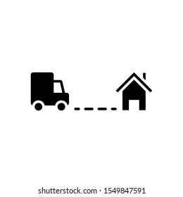 Shipping, Delivery at Place Illustration Vector