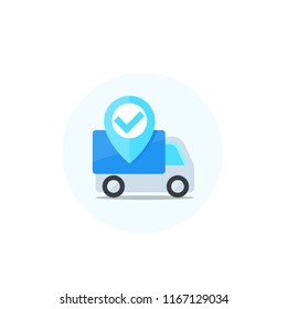 shipping, delivery van icon