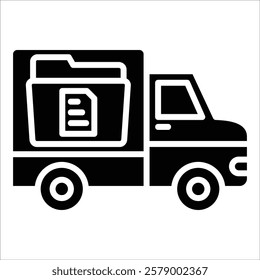 Shipping Documents Icon Element For Design